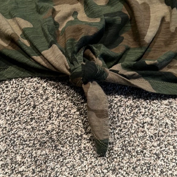 Anthropologie Sanctuary Camo Tee w/ Tie - Picture 3 of 4